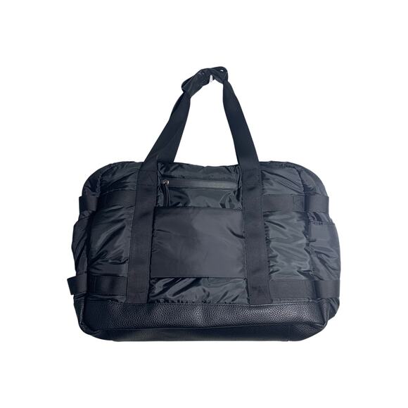 Tommy Bahama Black Puffer Weekender Bag with Shoulder Strap - Picture 3 of 7